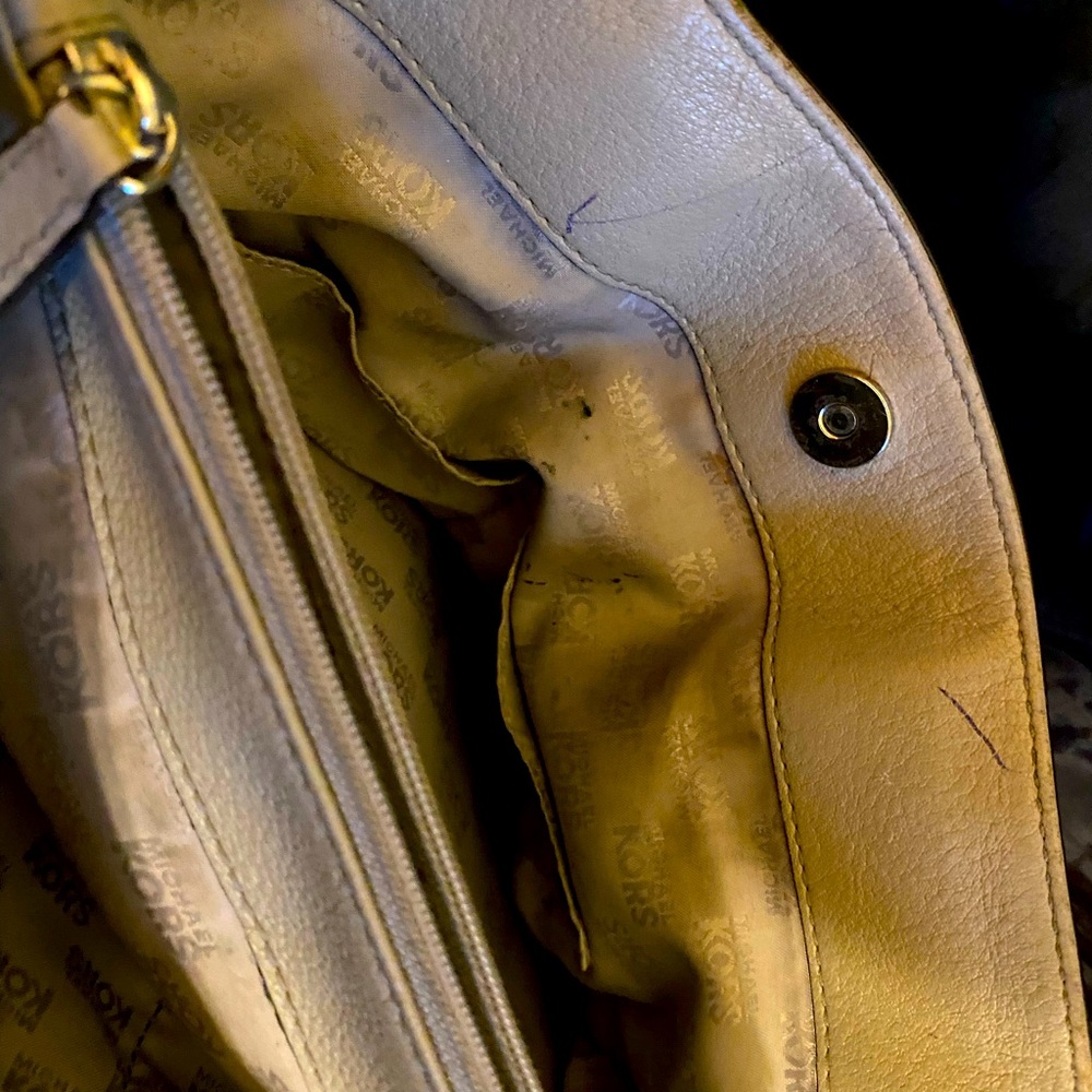 Michael Kors large Gray purse, tote